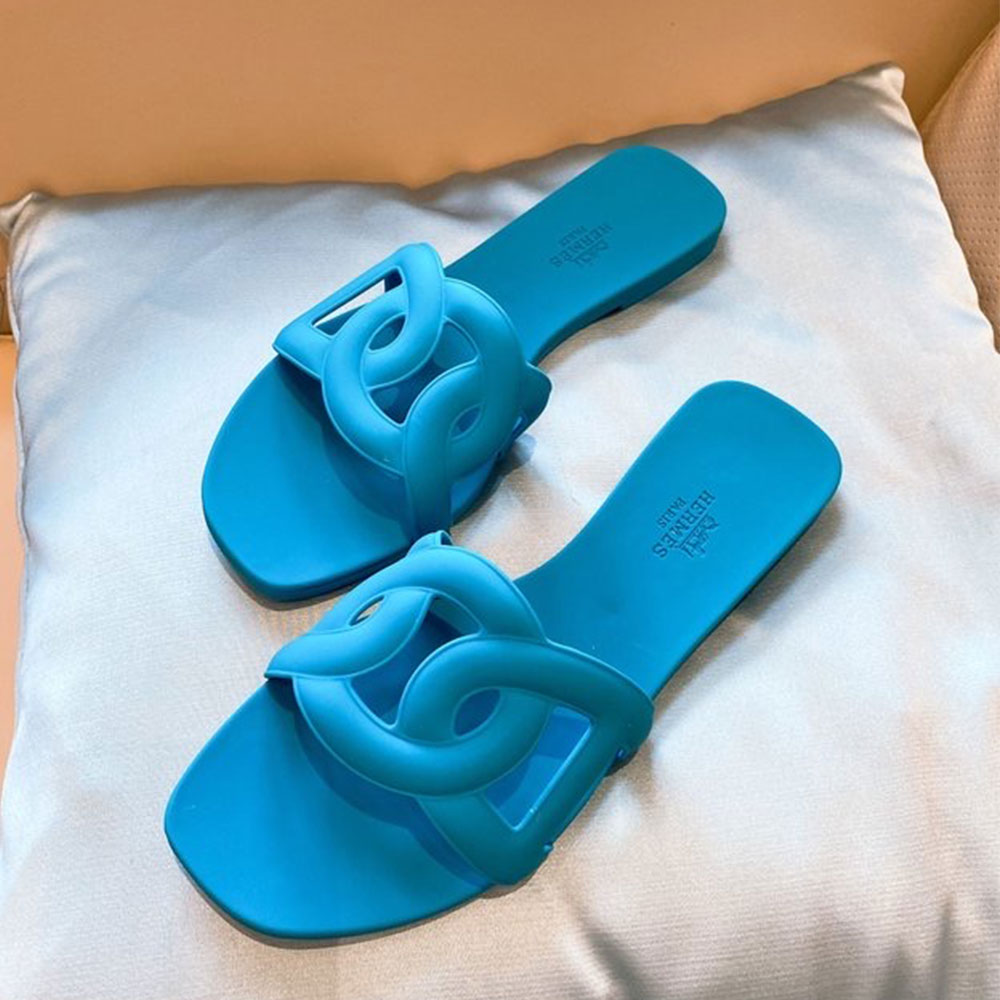 Hermes Shoes Aloha Flat Slippers Slide Sandal - Image 5