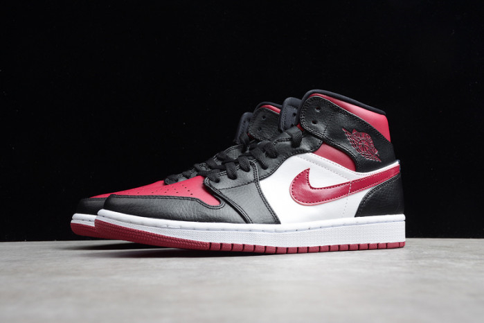 Air Jordan 1 MID bred toe 554724-066 - Image 11