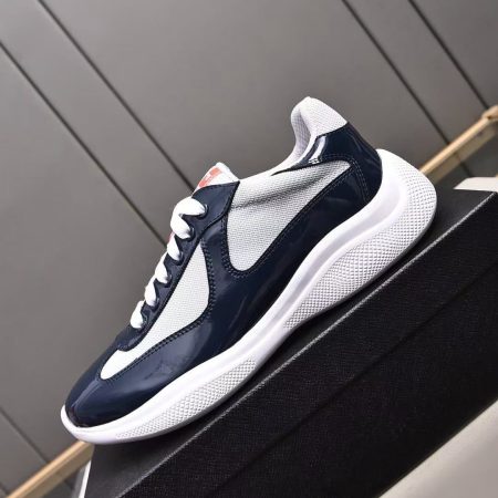 Prada Men Shoes Dark Blue - Image 2