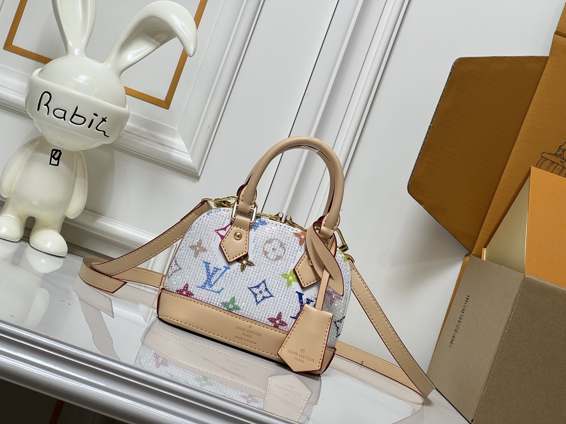 LV x TM Alma Mini Shiny Handbag - Image 1