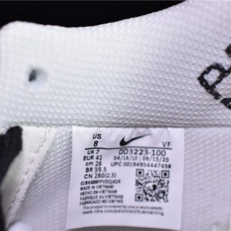 PEACEMINUSONE Nike Air Force 1 White Black DD3223-100 - Image 12