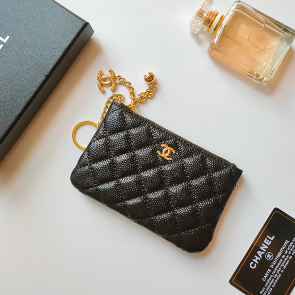 Chanel Pendant Zipper Coin Wallet - Image 2