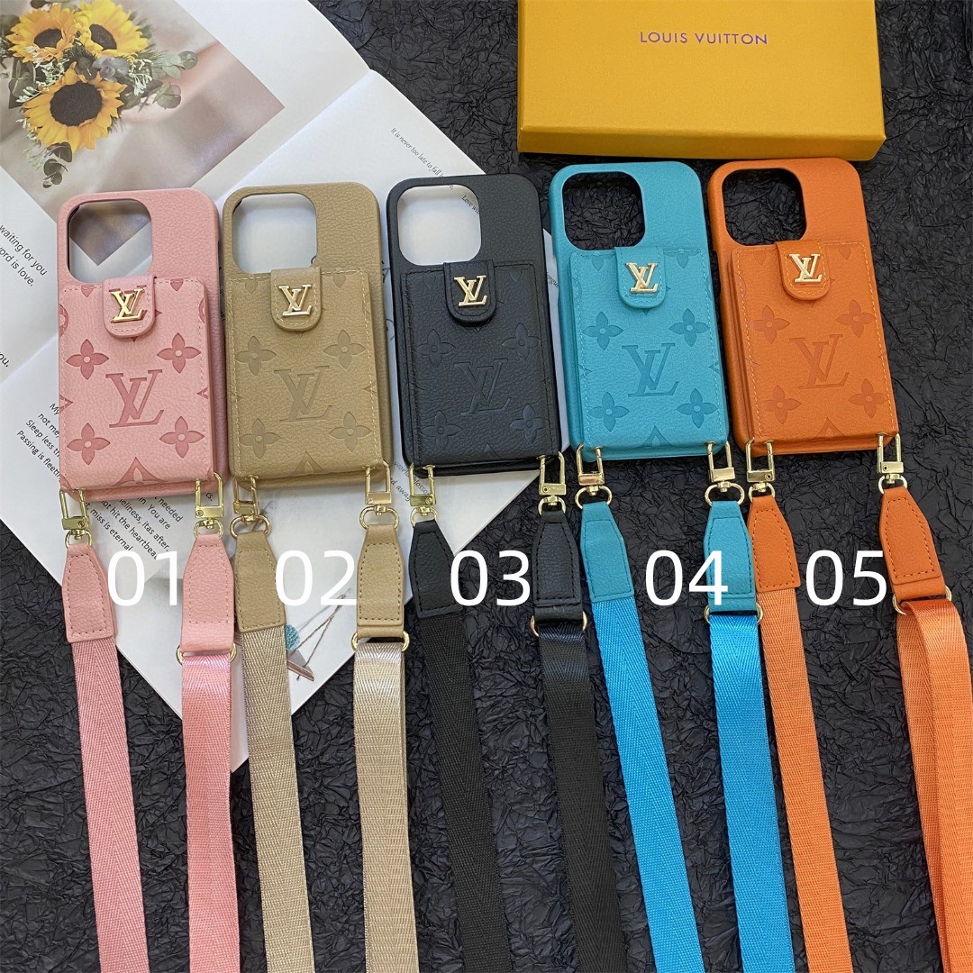 LV iPhone Card Holder Case - Image 1