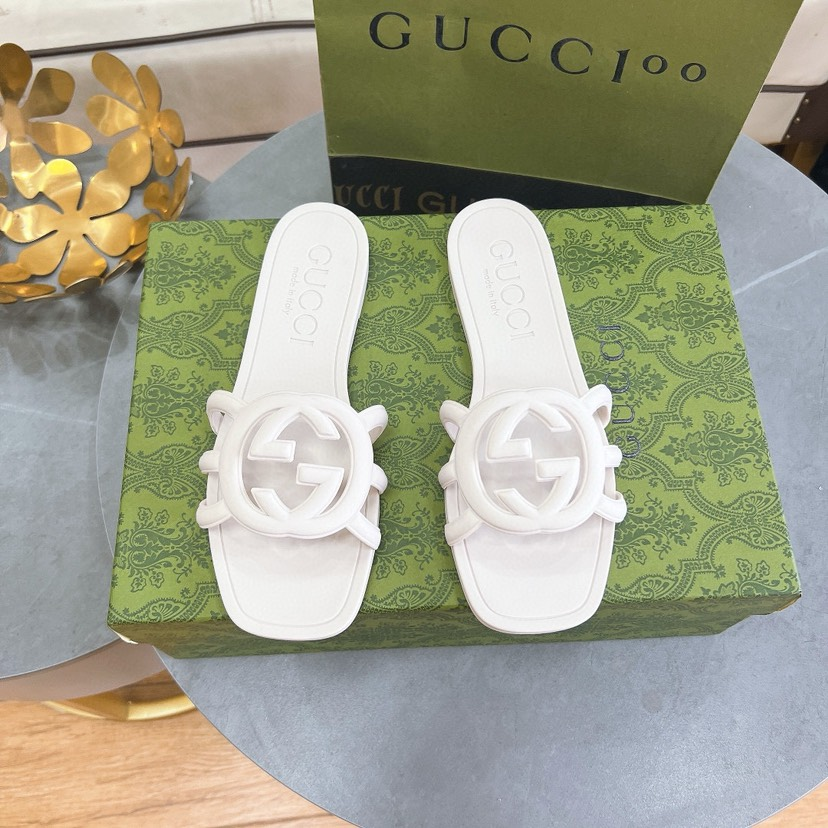 Gucci Rubber Slippers - Image 2