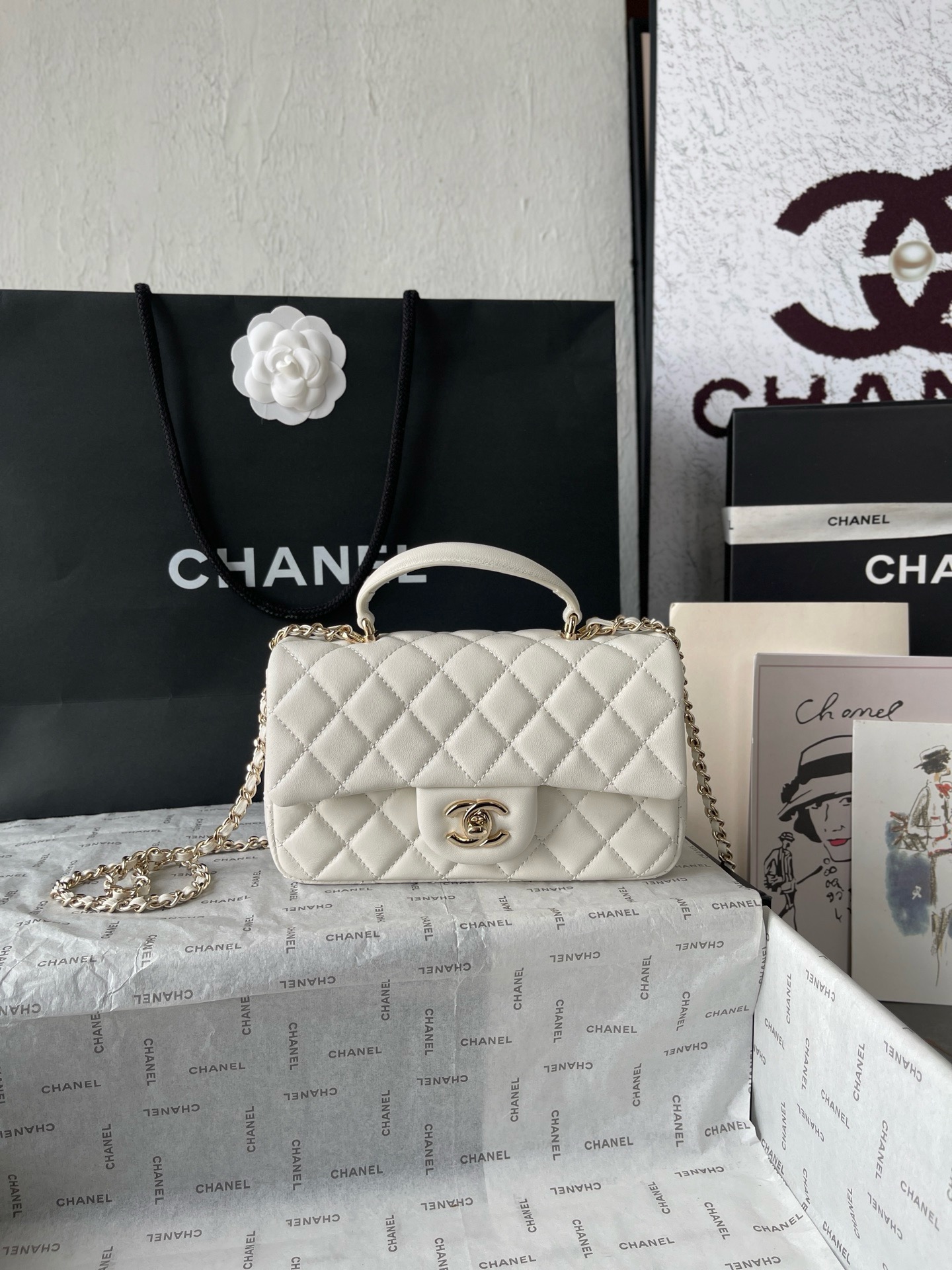 Chanel CF Handbag - Image 2
