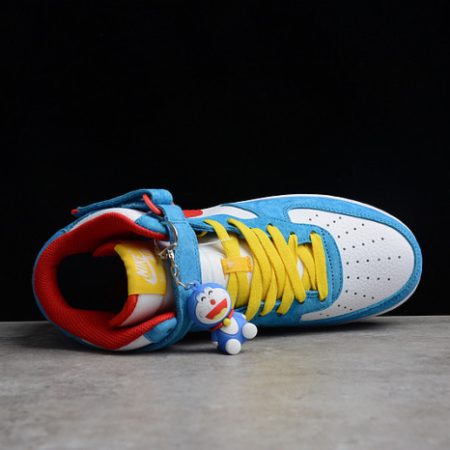 Nike Air Force 1 07 Mid Doraemon White Blue Red Yellow GB1236-160 - Image 14