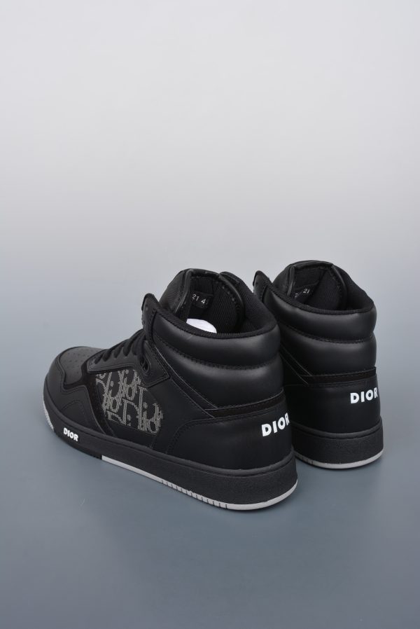 Dior B27 Sneakers High-Top Black (AAA High Quality Version)
