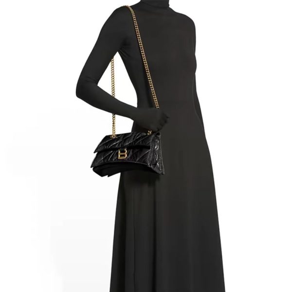Balenciaga Crush Quilted Leather Bag
