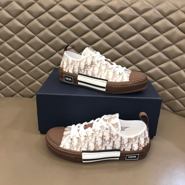 Dior B23 2022 New Style Low Top Logo Oblique Canvas 05