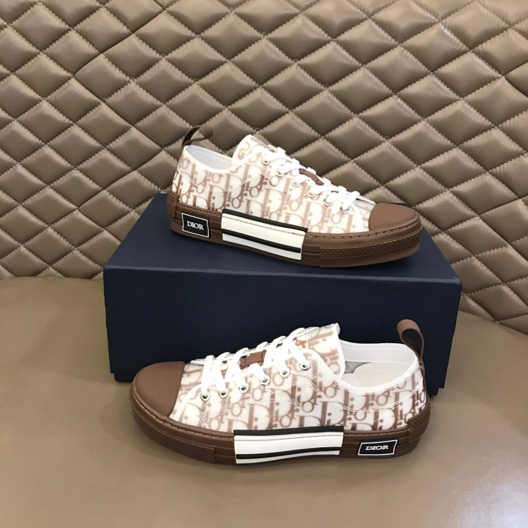 Dior B23 2022 New Style Low Top Logo Oblique Canvas 05 - Image 2