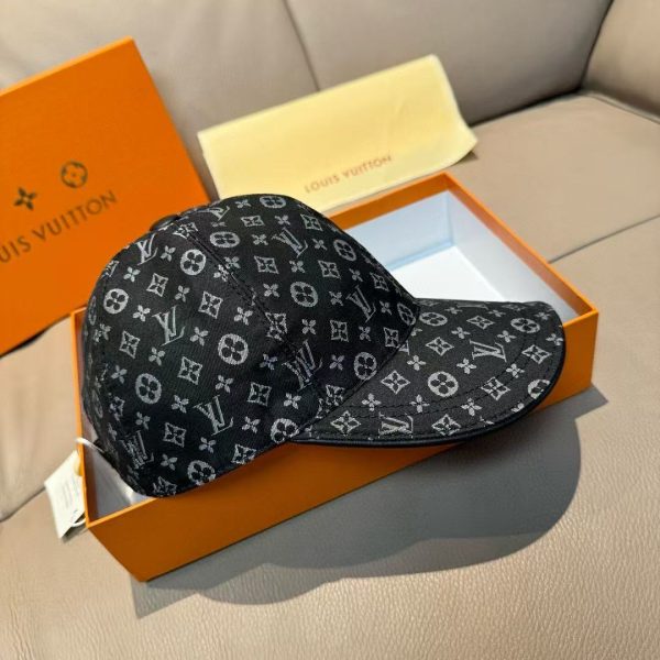 LV Monogram Black Hat