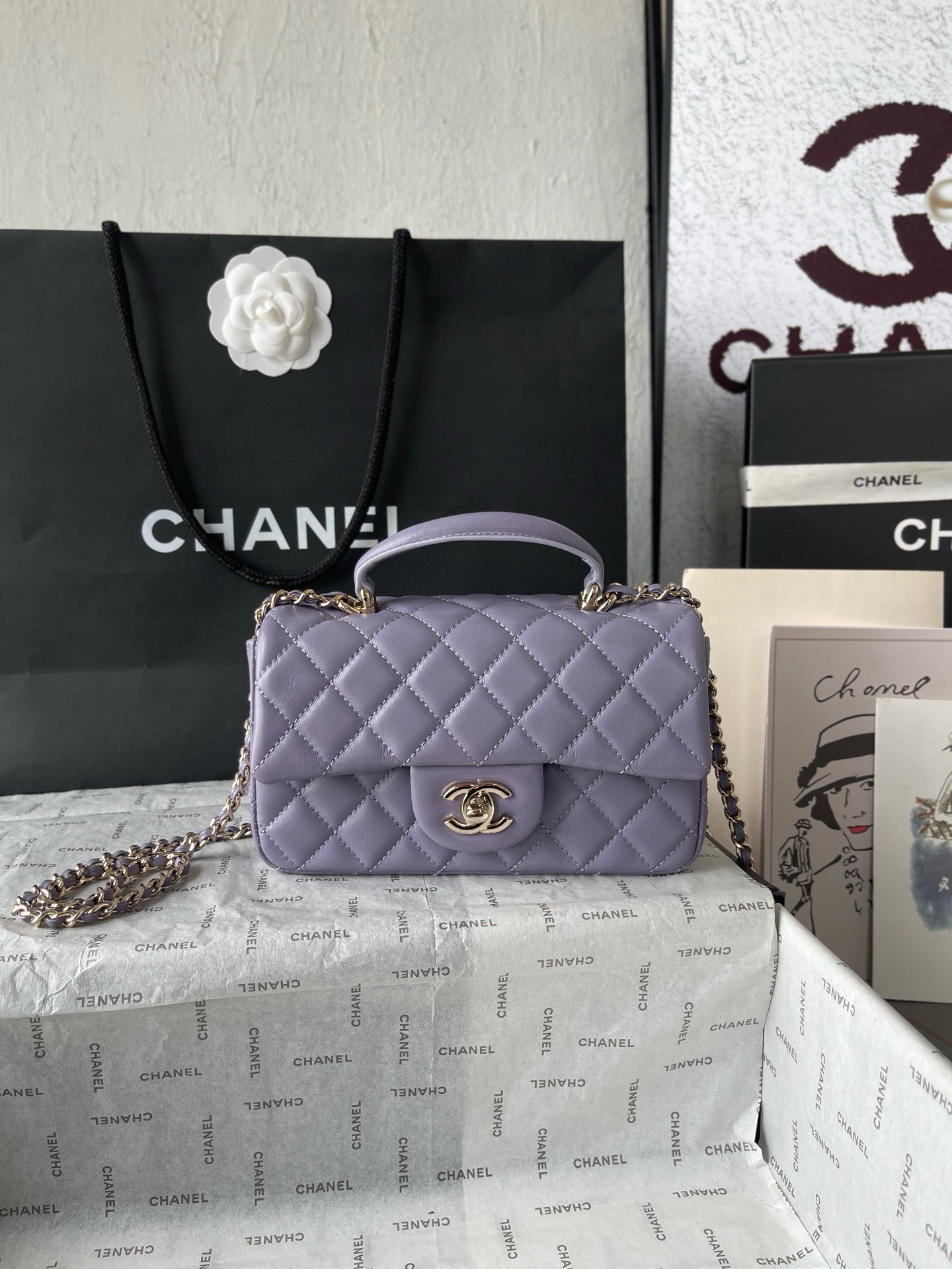 Chanel CF Handbag - Image 5