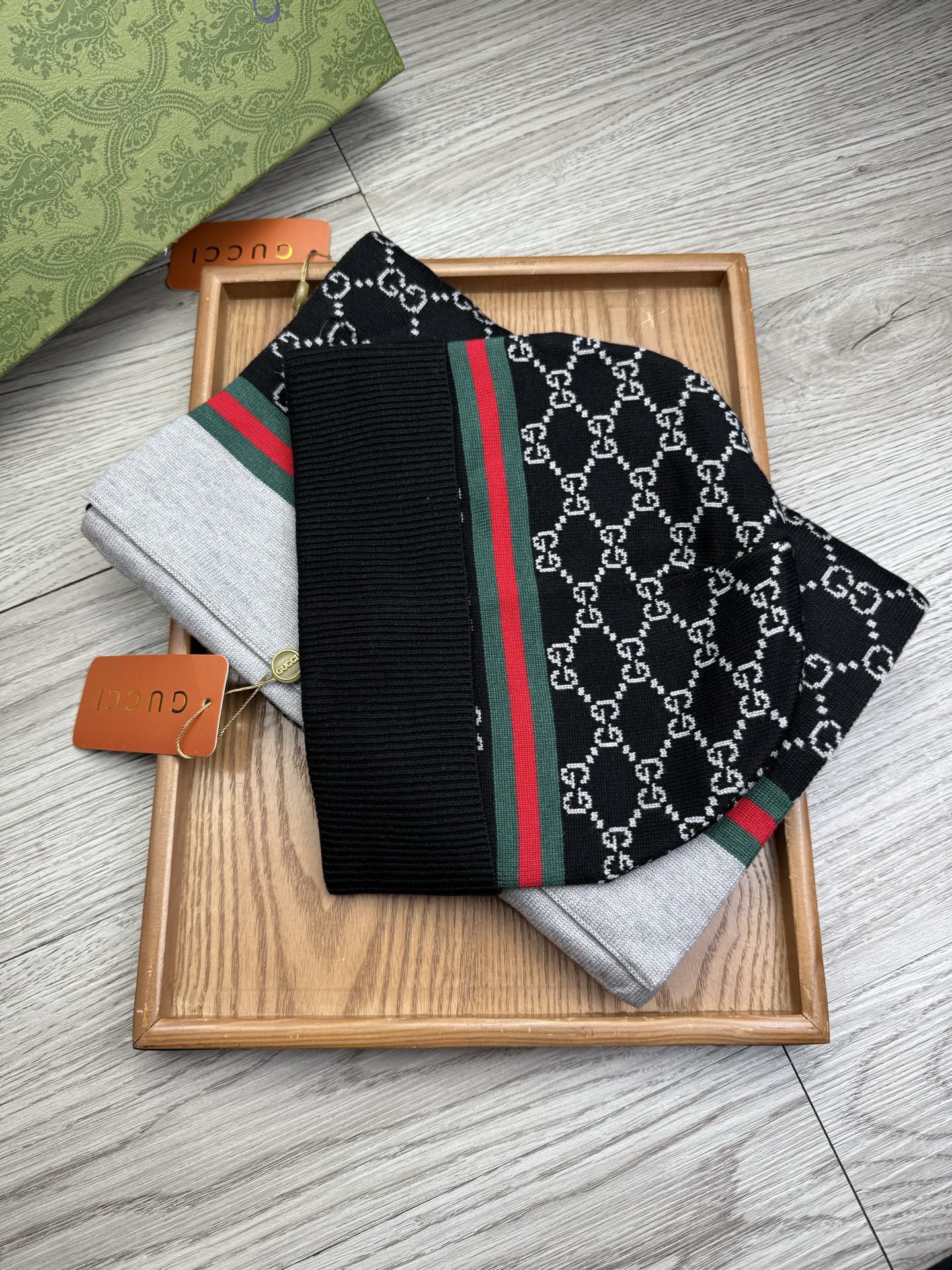 Gucci Winter Hats + Scarves - Image 2