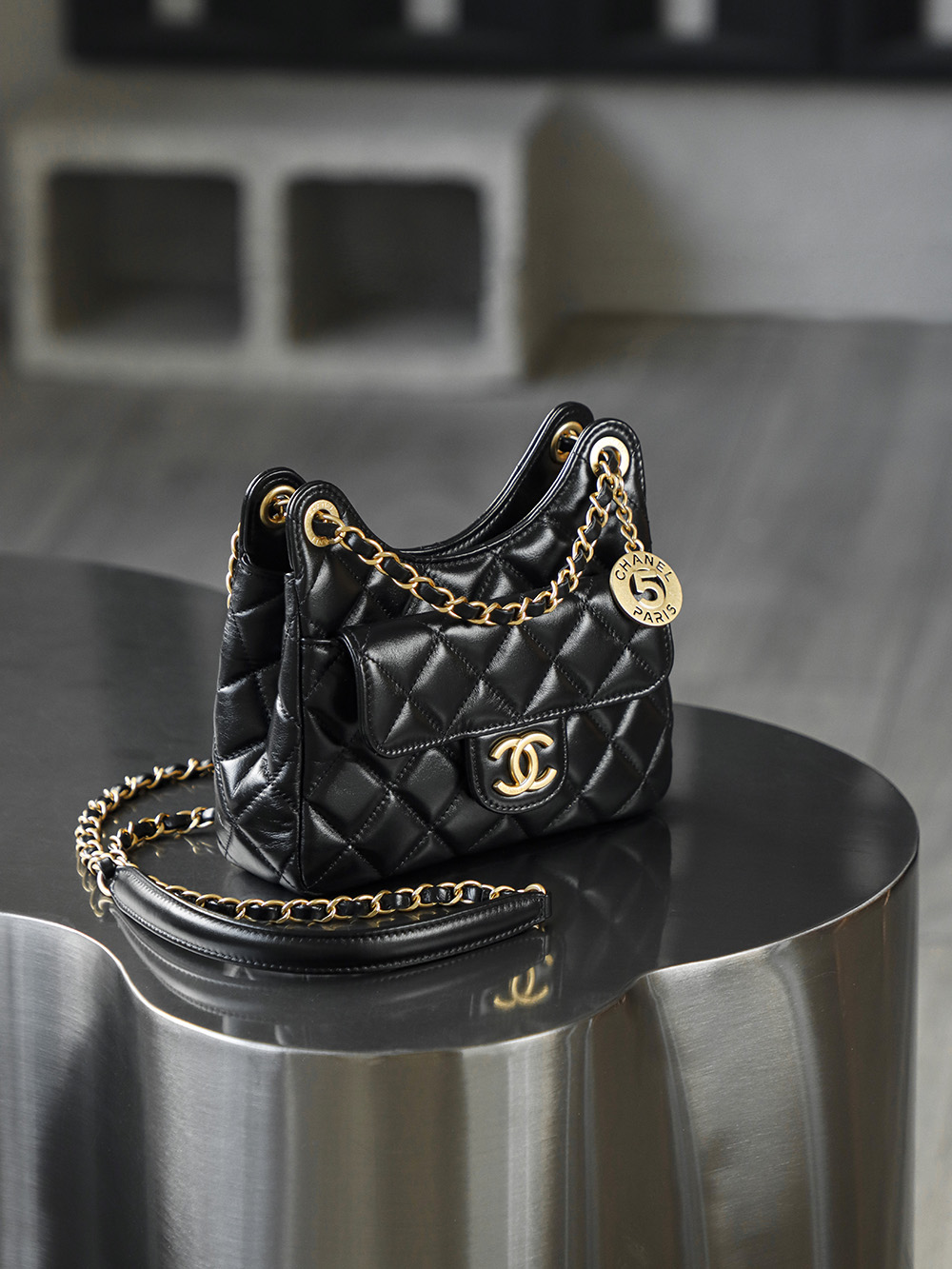 Chanel 25S Small Hobo Bag - Image 6