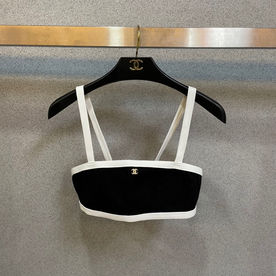 Chanel Two-Piece Swimsuit Swimwear - Image 5