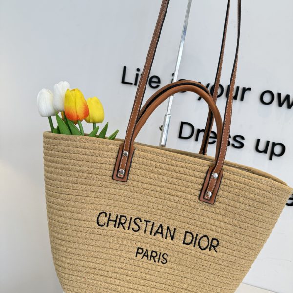 Dior Straw Bag