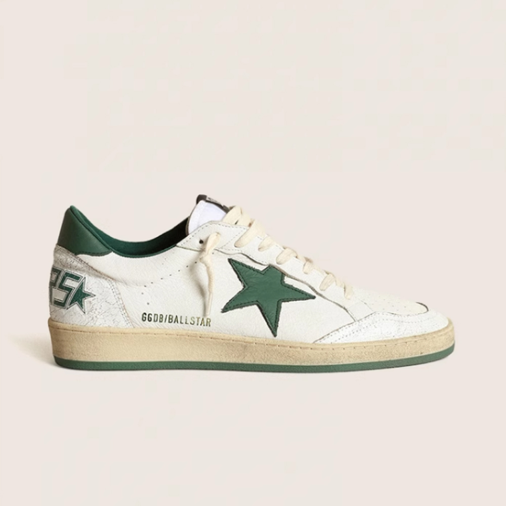 Golden Goose Ball Star Leather round-soled platform sneakers - Image 8