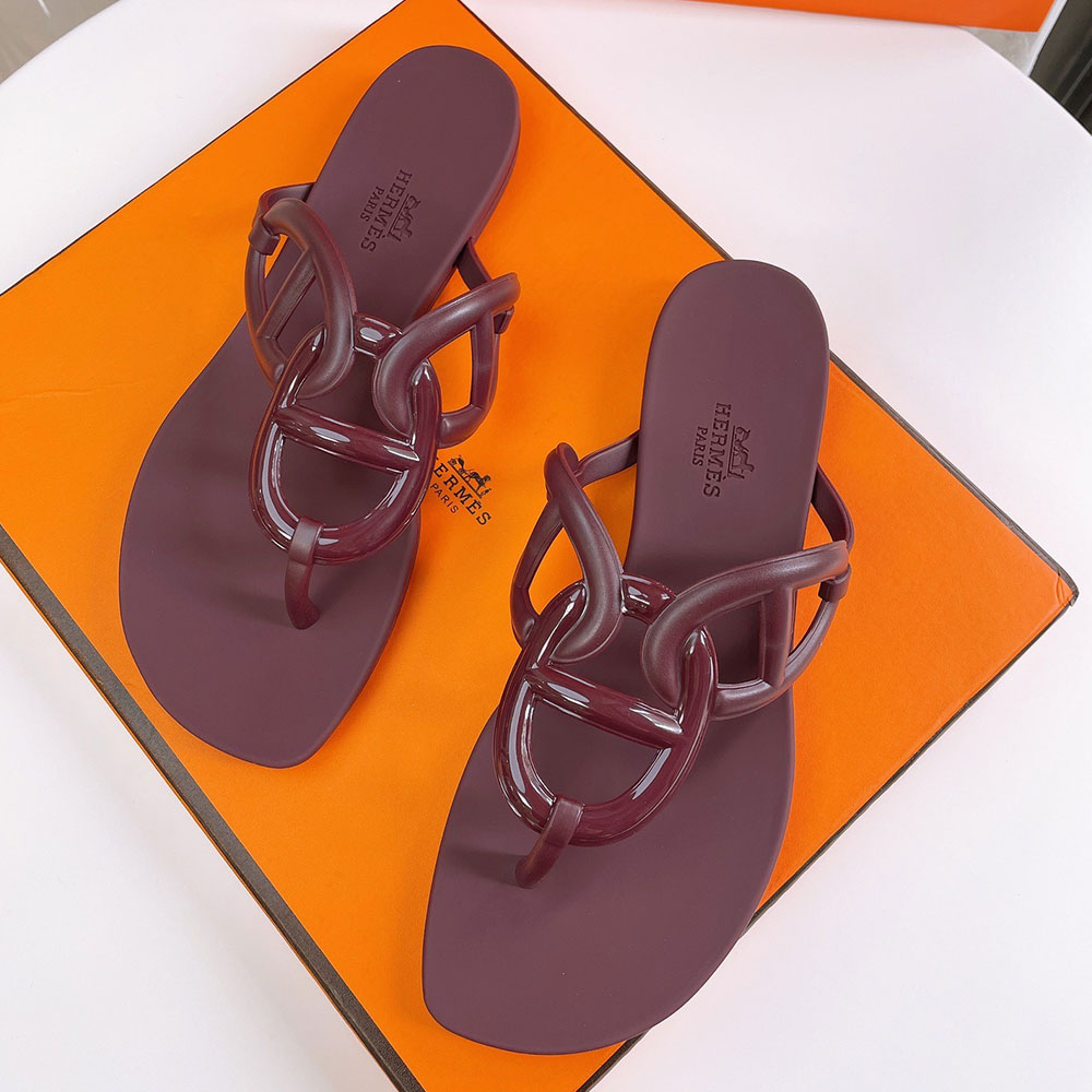 Hermes Shoes Egerie Fashion Slippers Slide Sandal - Image 7