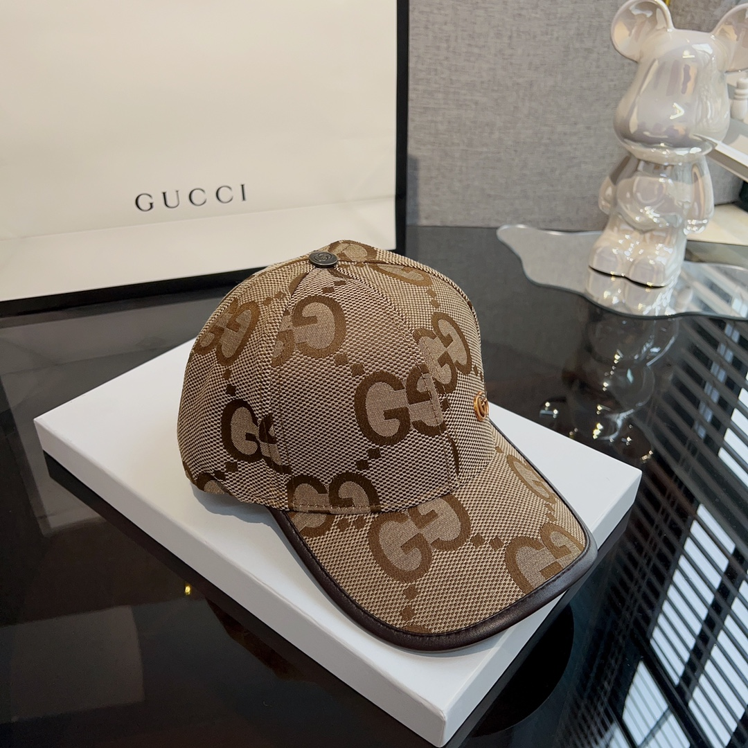 Gucci Recreational Outdoor Baseball Cap  Sunhat - Image 4