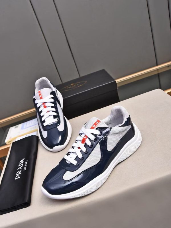 Prada Men Shoes Dark Blue