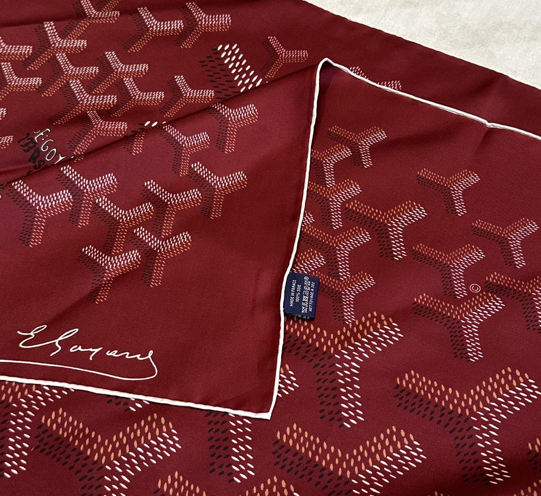 Goyard Silk Scarf - Image 7