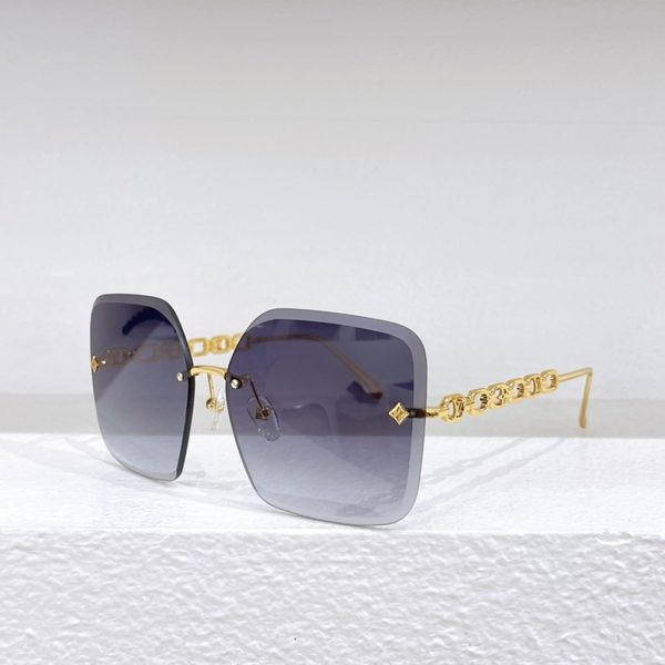 LV Square Irregular Sunglasses Top Quality