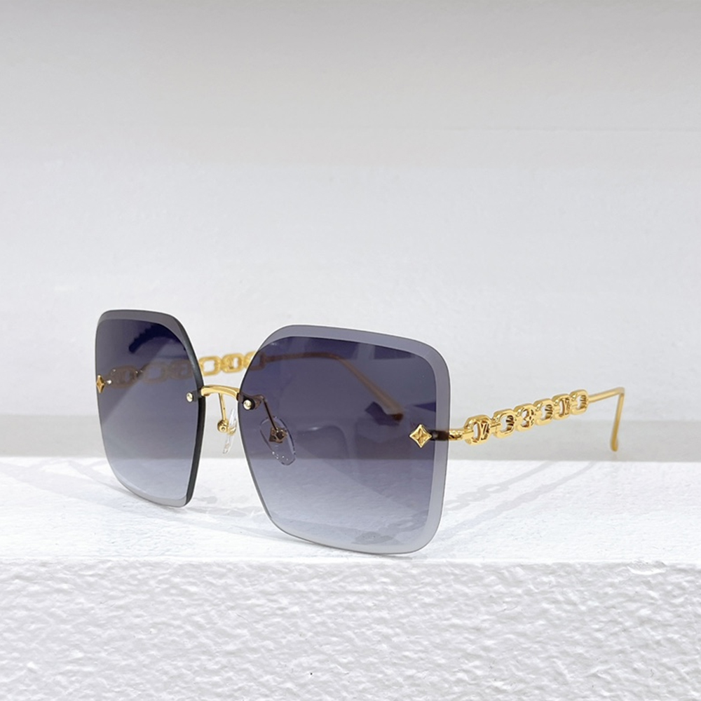 LV Square Irregular Sunglasses Top Quality - Image 4