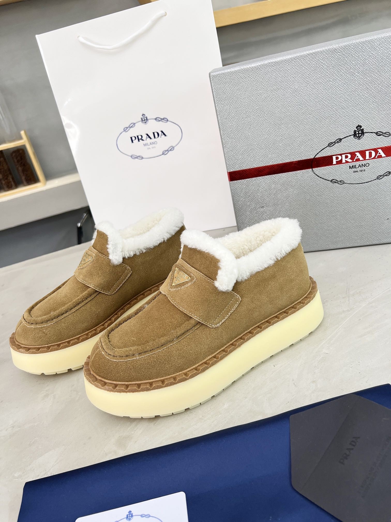Prada Wool Shoes - Image 9