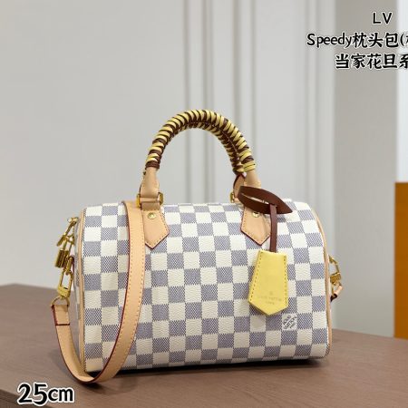 LV Speedy Checkered Pillow Case - Image 2