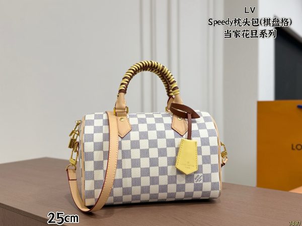 LV Speedy Checkered Pillow Case