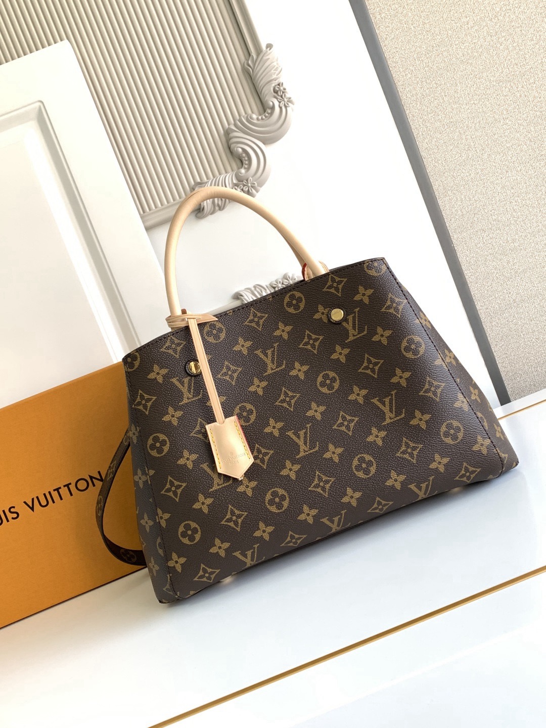 LV Montaigne Monogram Handbag Top Quality - Image 1