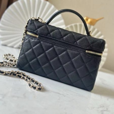 Chanel 25C Vanity / Clutch with Chain - Image 4