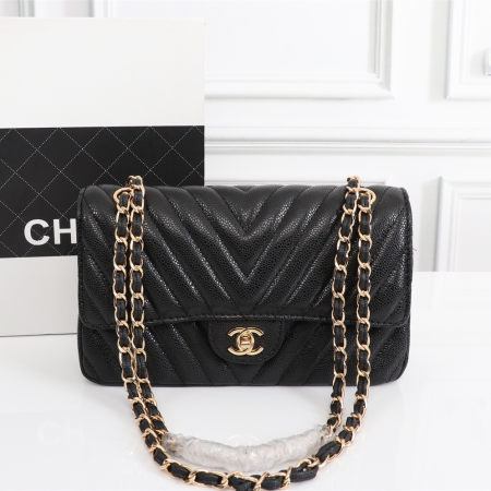 Chanel Clacssic Flap CF Chain Shoulder Strap Bag - Image 2
