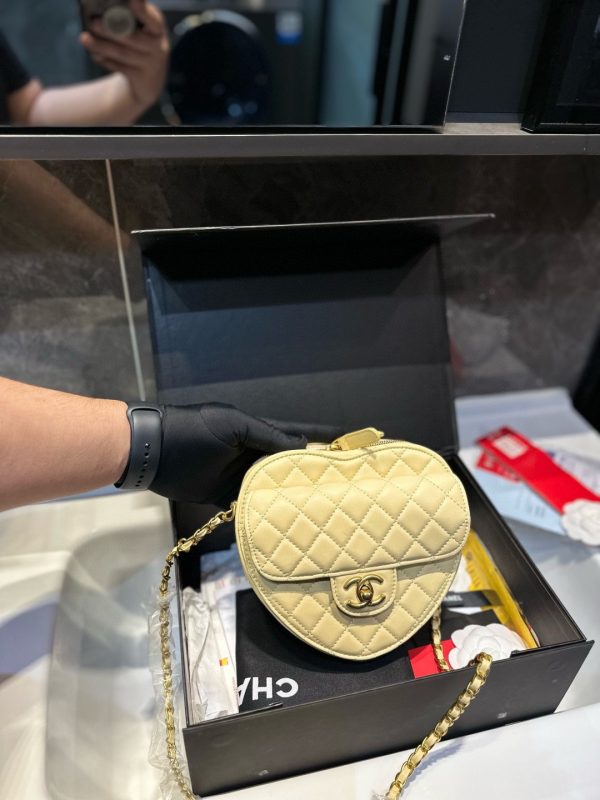 Chanel Mini Heart Crossbody Bag