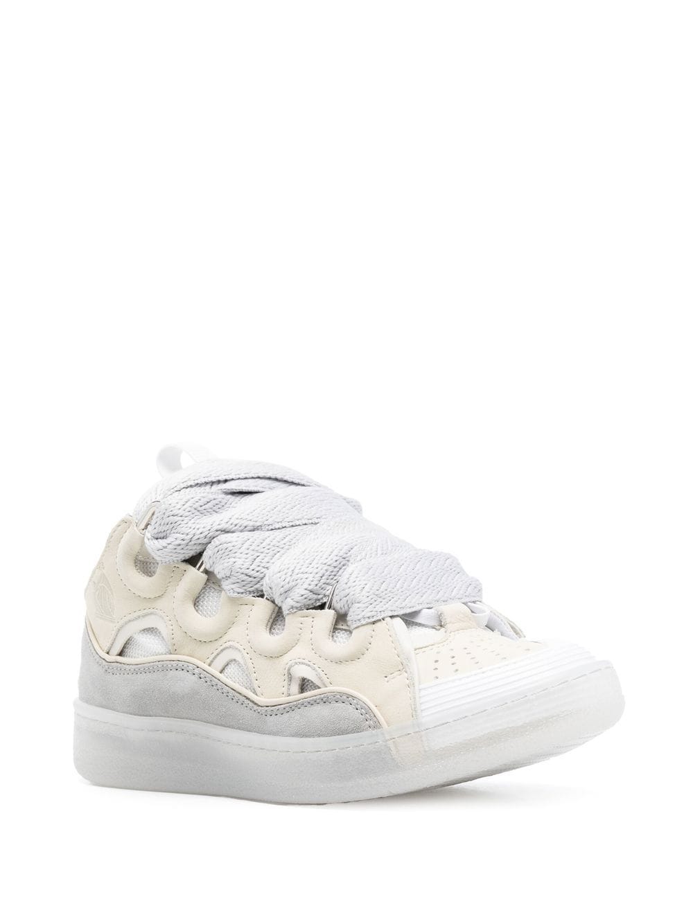 Lanvin LEATHER CURB SNEAKERS - Image 2
