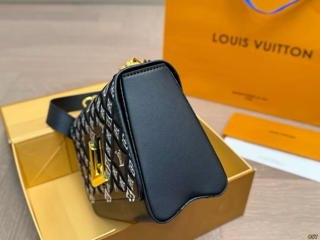 LV Calfskin Since 1854 Embroidered Twist MM - Image 8