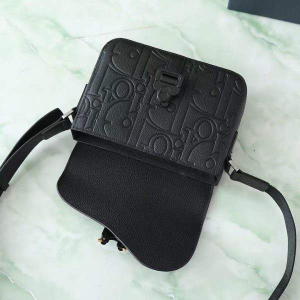 Dior Small Saddle Messenger Bag with Flap