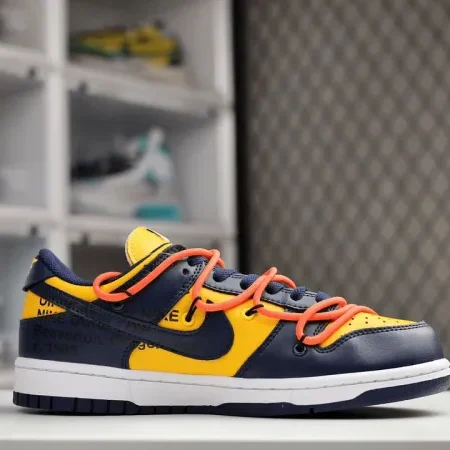Off-White x Dunk Low LTHR OW - Image 5