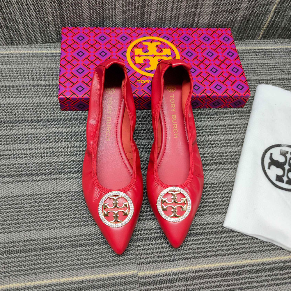 Tory Burch Stylish And Elegant Ballet Flats Sandals Slide - Image 9