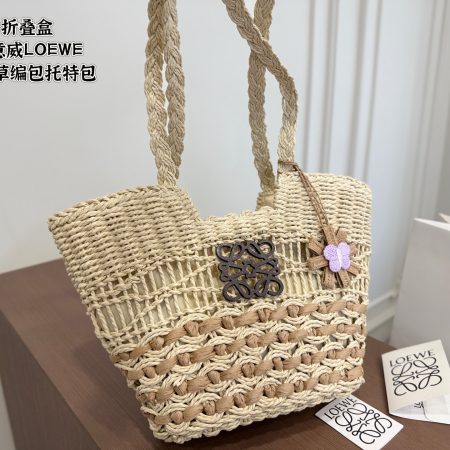 Loewe New Straw Tote Bag - Image 3