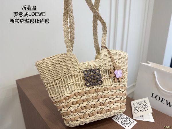 Loewe New Straw Tote Bag