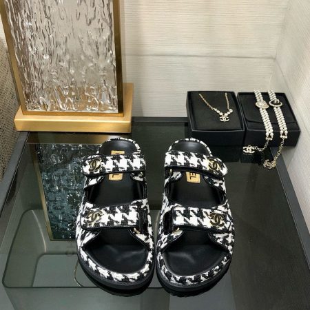 Chanel Fashionable Half Slippers Sandals Slide - Image 24