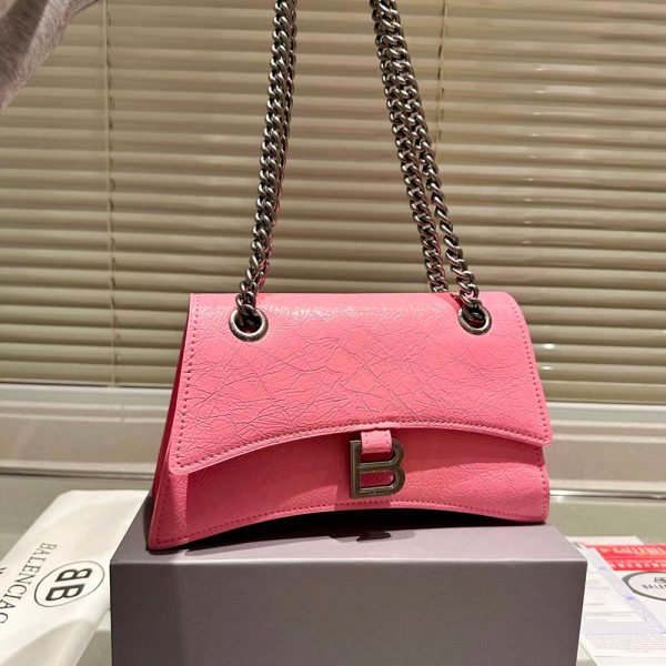Balenciaga Crush Embossed Calf Leather Bag