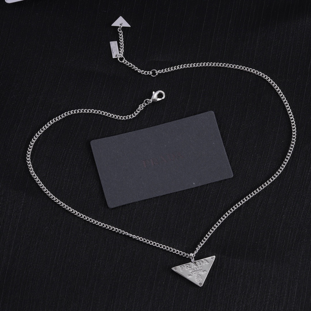 Prada triangle necklace - Image 2