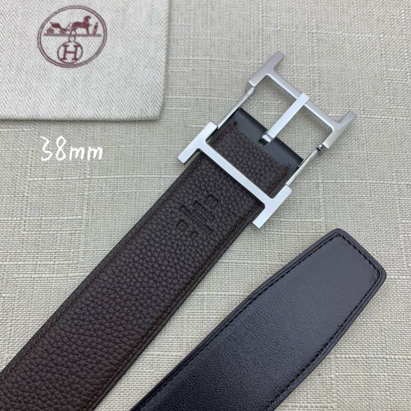 Hermes H Belt Buckle & Reversible Black For Women, Women Belt 380MM - Image 8