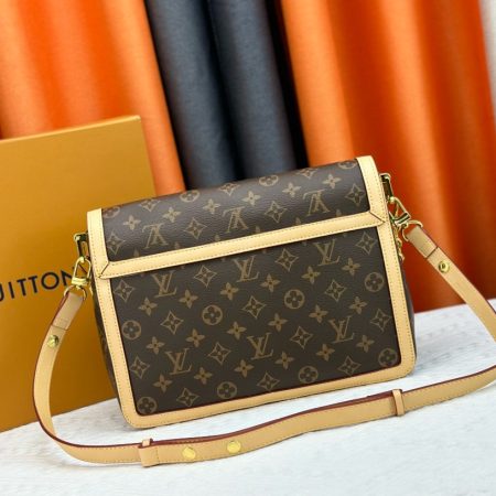 LV Smooth Dauphine MM Black Bag - Image 10