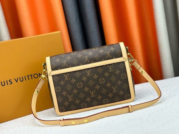 LV Smooth Dauphine MM Black Bag