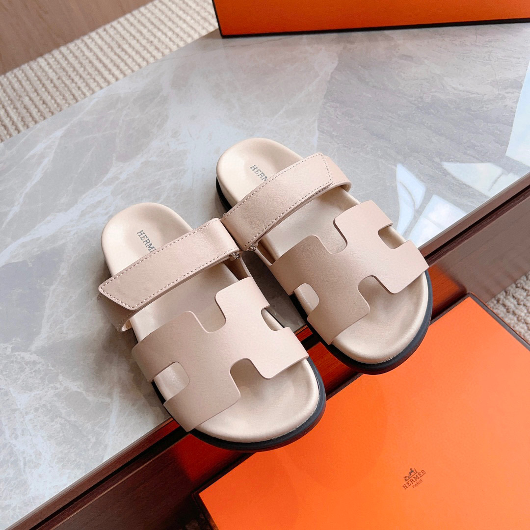 Hermes Chypre Slide Sandals - Image 4