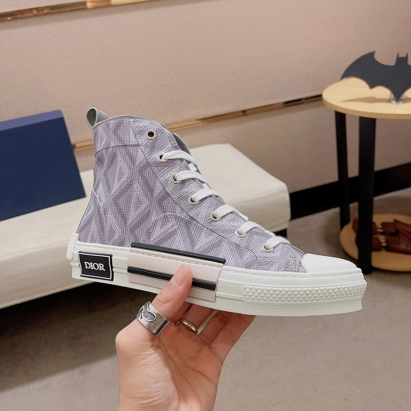 Dior B23 New Graphics Canvas Shoes 01 - Image 1