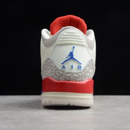 AIR JORDAN 3 RETRO "CHARITY GAME" sail red mens 136064-140 - Image 4